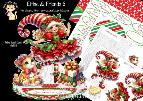 Elfine & Friends 6 Triple Easel
