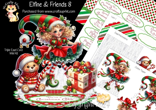Elfine & Friends 8 Triple Easel