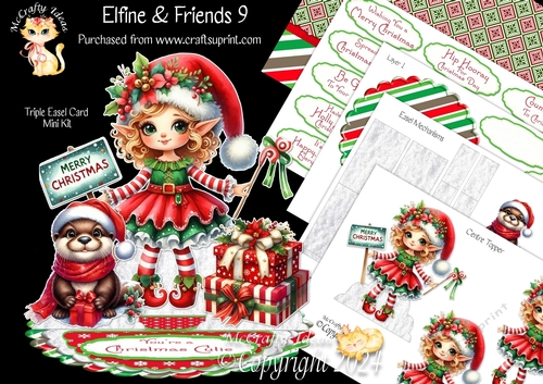 Elfine & Friends 9 Triple Easel