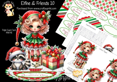 Elfine & Friends 10 Triple Easel