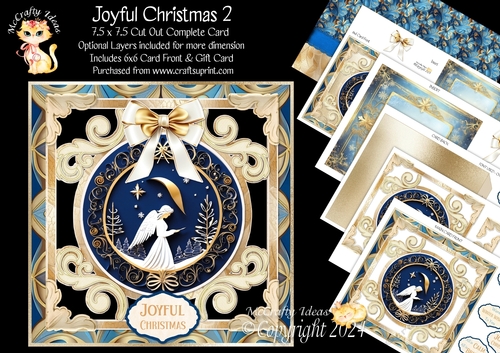 Joyful Christmas 2 Cut-Out Card Mini Kit