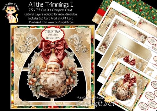 All the Trimmings 1 Cut-Out Card Mini Kit
