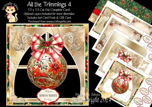 All the Trimmings 4 Cut-Out Card Mini Kit