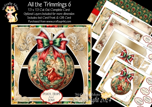 All the Trimmings 6 Cut-Out Card Mini Kit