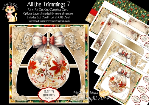 All the Trimmings 7 Cut-Out Card Mini Kit