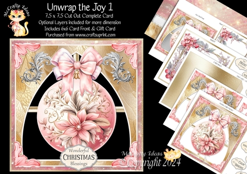 Unwrap the Joy 1 Cut-Out Card Mini Kit