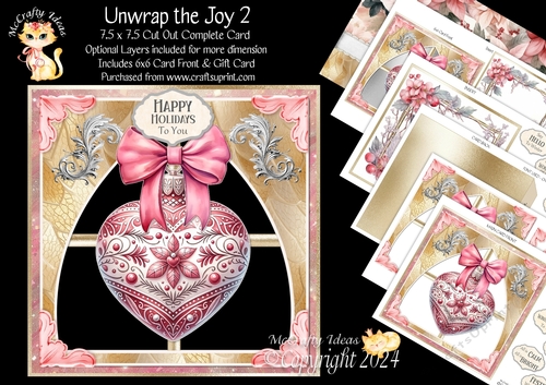 Unwrap the Joy 2 Cut-Out Card Mini Kit
