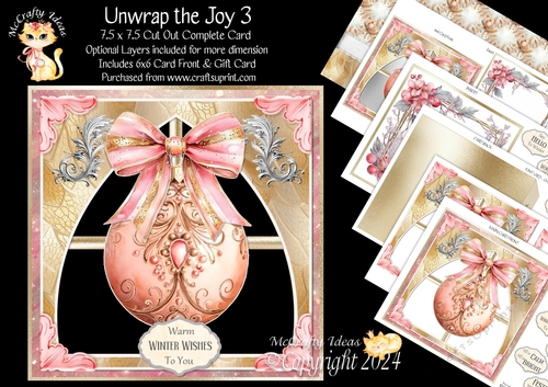 Unwrap the Joy 3 Cut-Out Card Mini Kit