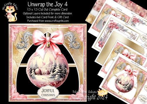Unwrap the Joy 4 Cut-Out Card Mini Kit