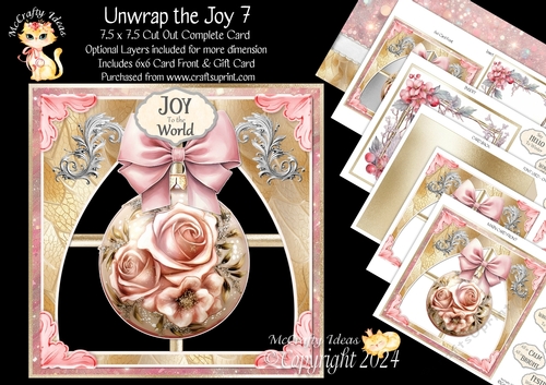 Unwrap the Joy 7 Cut-Out Card Mini Kit