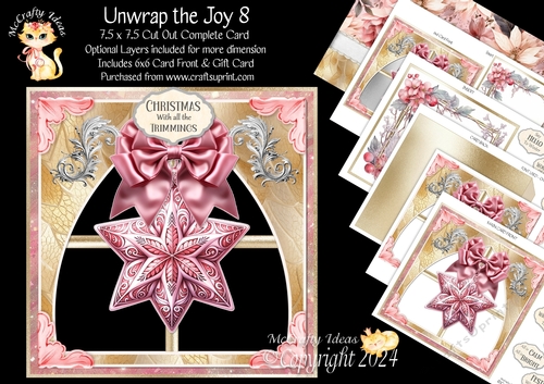 Unwrap the Joy 8 Cut-Out Card Mini Kit