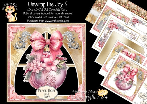 Unwrap the Joy 9 Cut-Out Card Mini Kit