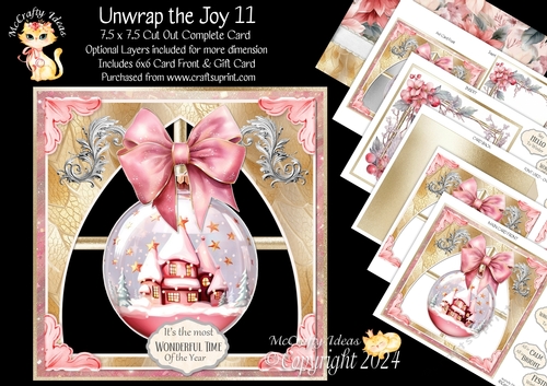 Unwrap the Joy 11 Cut-Out Card Mini Kit