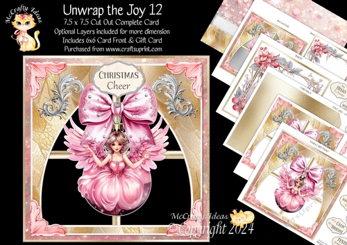 Unwrap the Joy 12 Cut-Out Card Mini Kit