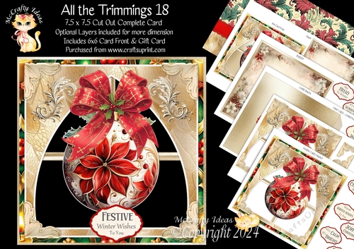 All the Trimmings 18 Cut-Out Card Mini Kit