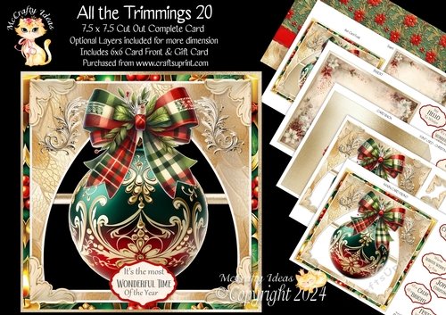 All the Trimmings 20 Cut-Out Card Mini Kit