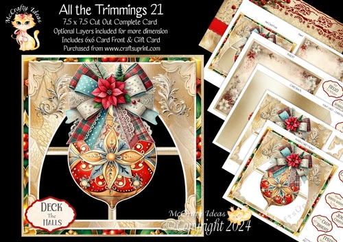 All the Trimmings 21 Cut-Out Card Mini Kit
