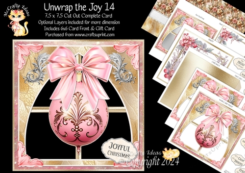 Unwrap the Joy 14 Cut-Out Card Mini Kit