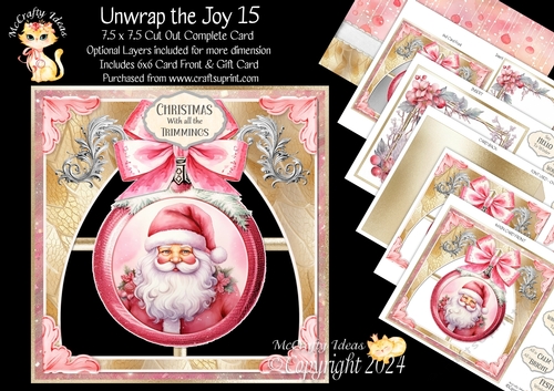 Unwrap the Joy 15 Cut-Out Card Mini Kit