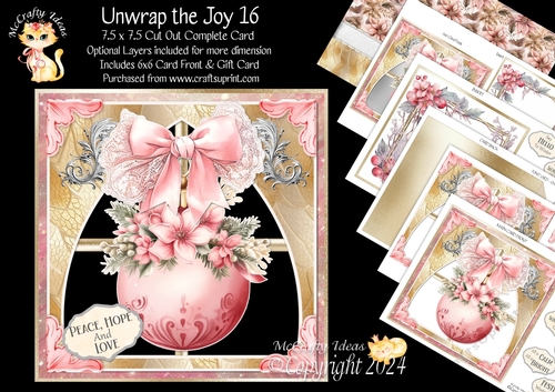 Unwrap the Joy 16 Cut-Out Card Mini Kit