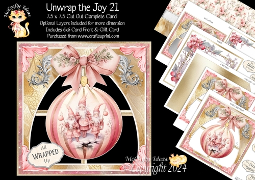 Unwrap the Joy 21 Cut-Out Card Mini Kit