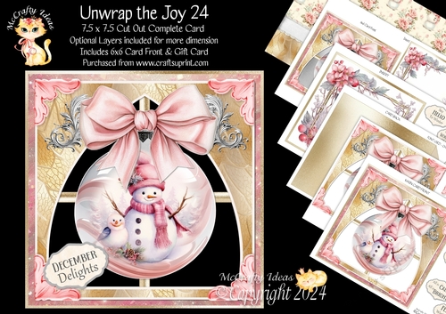 Unwrap the Joy 24 Cut-Out Card Mini Kit