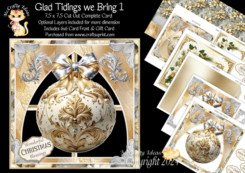 Glad Tidings We Bring 1 Cut-Out Card Mini Kit
