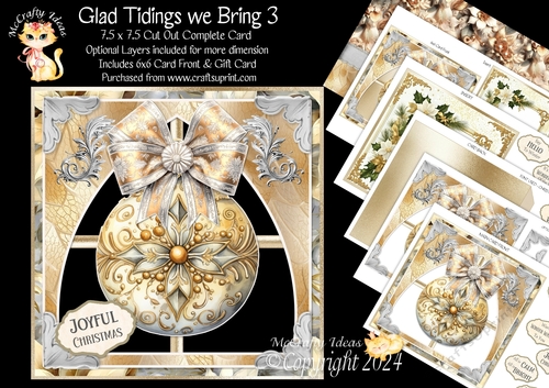 Glad Tidings We Bring 3 Cut-Out Card Mini Kit