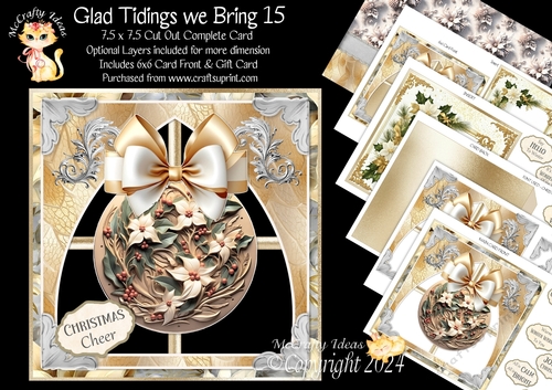 Glad Tidings We Bring 15 Cut-Out Card Mini Kit