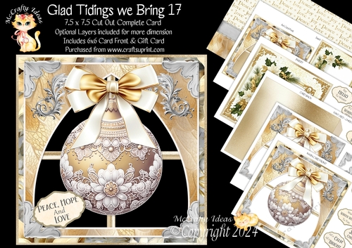 Glad Tidings We Bring 17 Cut-Out Card Mini Kit