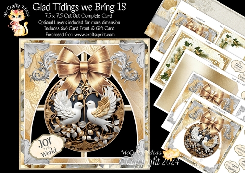 Glad Tidings We Bring 18 Cut-Out Card Mini Kit