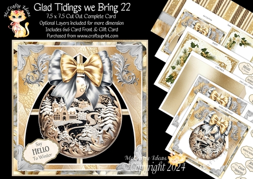Glad Tidings We Bring 22 Cut-Out Card Mini Kit