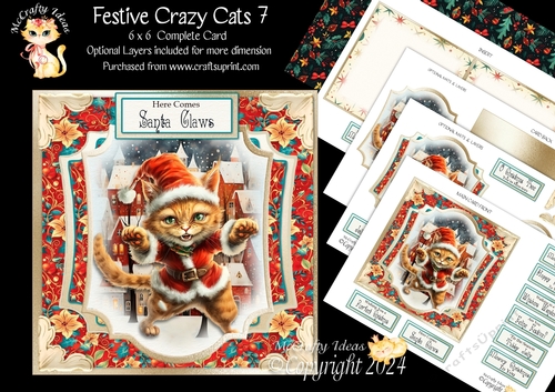 Festive Crazy Cats 7