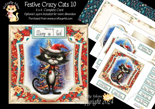Festive Crazy Cats 10