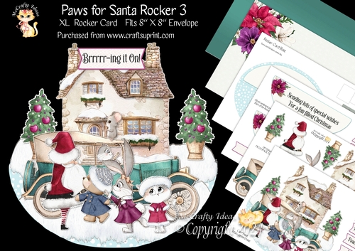 Paws for Santa Rocker 3