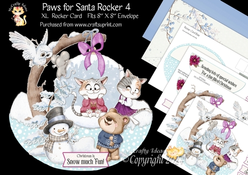 Paws for Santa Rocker 4
