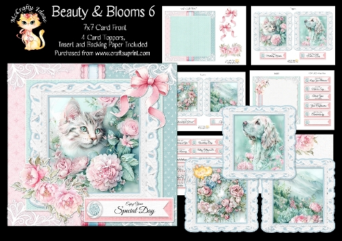 Beauty & blooms 6 7x7