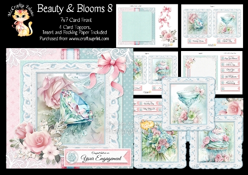 Beauty & blooms 8 7x7