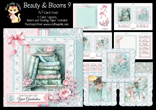 Beauty & blooms 9 7x7