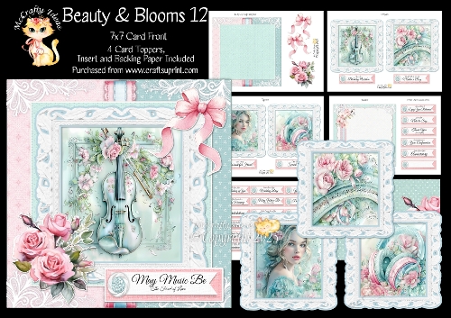 Beauty & blooms 12 7x7