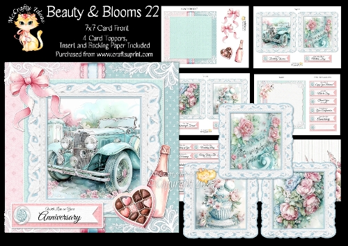 Beauty & blooms 22 7x7