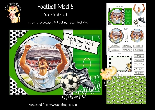 Football Mad 8 5x7