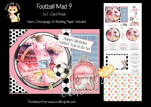Football Mad 9 5x7