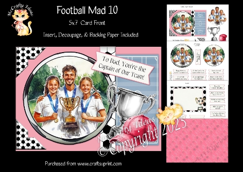Football Mad 10 5x7