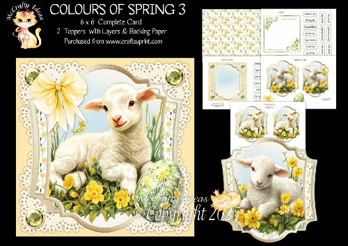Colours of Spring 3 6x6