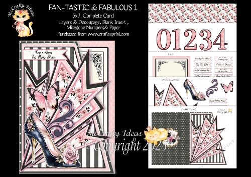 Fan-tastic & Fabulous 1 5x7