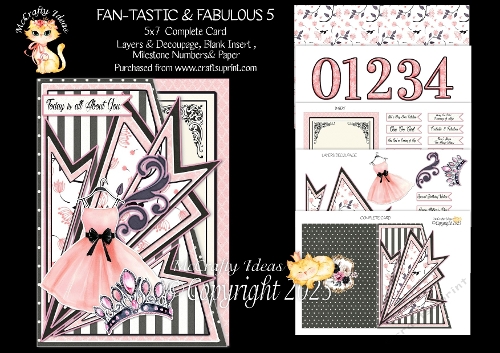 Fan-tastic & Fabulous 5 5x7