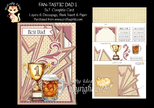Fan-tastic Dad 1 5x7