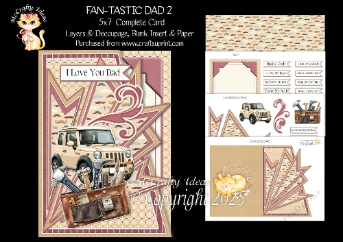 Fan-tastic Dad 2 5x7