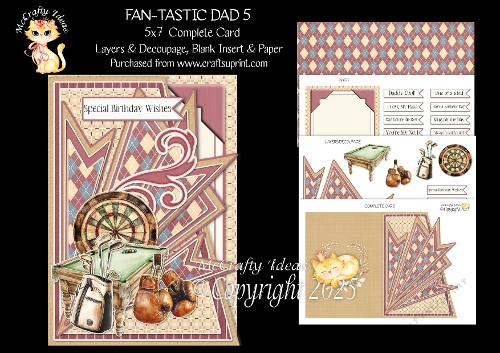 Fan-tastic Dad 5 5x7